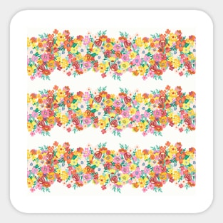 Blooming Stripes Sticker
